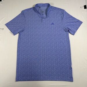 Lot Of 2 Adidas Men's Ultimate 365 Mock Collar Striped Golf Shirt Size Small